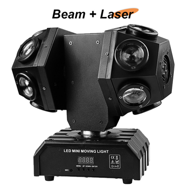 12*10W Double Ball Beam+laser effect