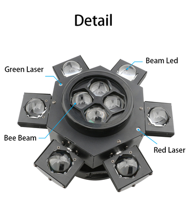 6+4 Beam Laser Effect light