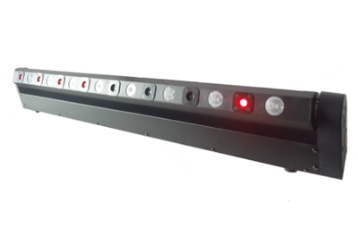 8 eyes red laser + 8 eyes led beam bar light